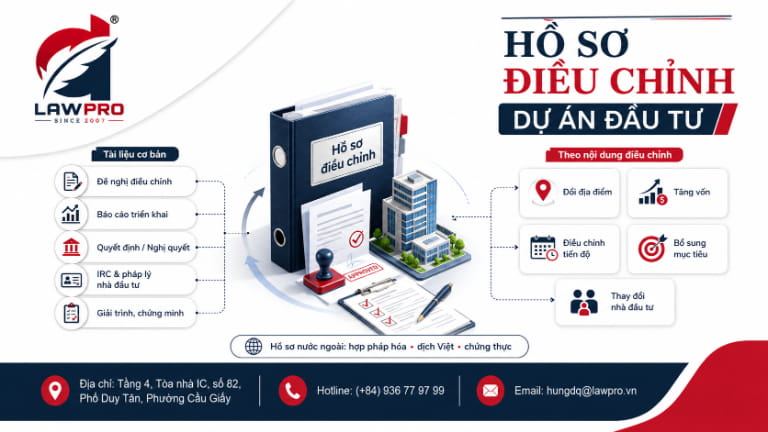 Hồ sơ điều chỉnh dự án đầu tư